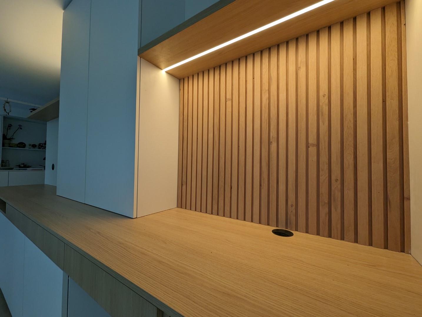bureau tv-meubel LED
